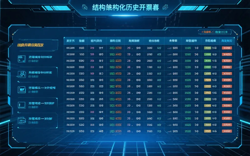 历史开奖数据结构图